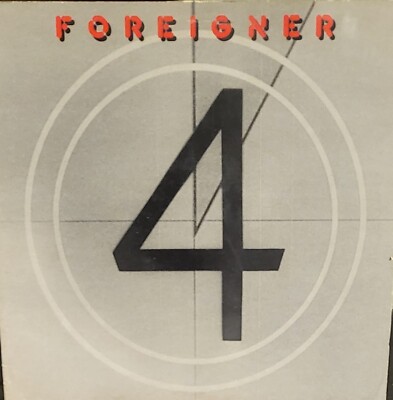 Foreigner 4 Vinyl LP 1981 Atlantic SD 16999 Inner Record Album 1st 