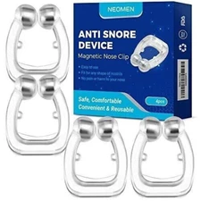 Neomen 4 Pcs Anti Snore Dilators Apnea Aid Device Stop Snoring Nose Clip