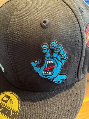 NEW ERA 59FIFTY SANTA CRUZ All Over Screaming Hand Black 14384270