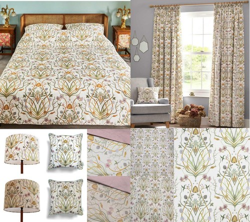 Woonaccessoire Geïnspireerd Op Moestuin Angel Strawbridge The Chateau Potagerie Kussen – Crème Met Bloemmotief, 43x43 Cm 43x43 Cm Kussen
