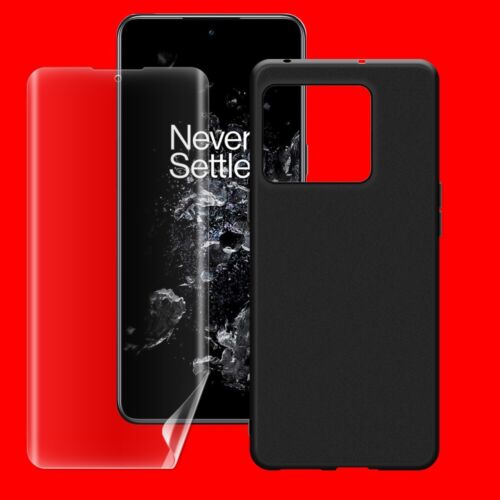 Full Coverage Hydrogel Screen Protector Soft Slim TPU Case for OnePlus 10T 5G US