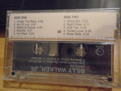SEALED RARE PROMO Billy joe Walker Jr. CASSETTE TAPE Untitled 1992 jazz Jim Horn - Picture 2 of 2