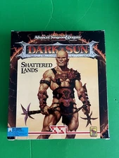 SSI Advanced Dungeons & Dragons Shattered Lands Big Box Plus Rare Clue Book
