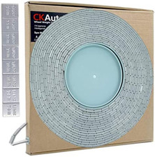 0.25Oz, Grey, Adhesive Stick on Roll Wheel Weights, 5 Kgs/ 11 Lb/Roll, 715Pcs