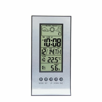 Sans Fil Temps Thermometre Hygrometre Station esuhr Vorhersagekalender Ebay