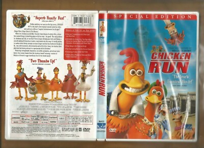 Chicken Run (DVD, 2000, Widescreen) Free Shipping 667068645323|