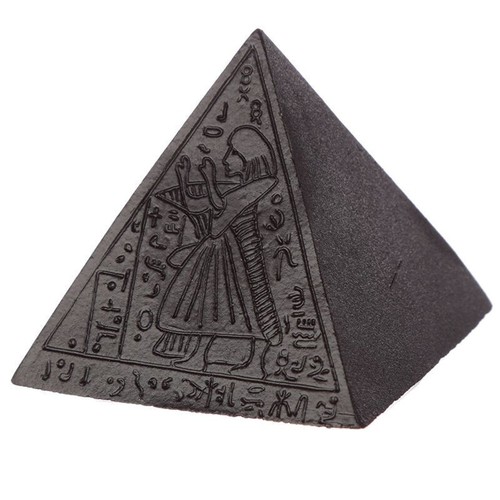 Presse-papier Pyramide En Cristal 60 Mm - Forme égyptienne Avec Caractères Dorés - Décoration, Méditation, Cadeau - 5