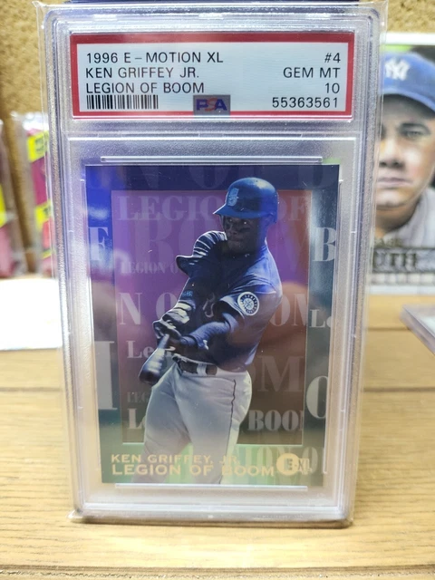 Ken Griffey Jr 1996 E-Motion XL Legion of Boom PSA 10 Gem Mint Very Rare Low Pop