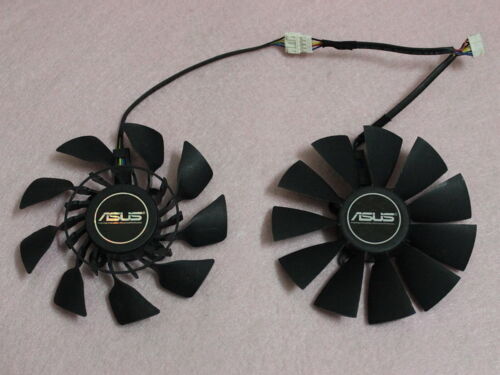 95 mm Asus GTX780 TI R9 280X 290 290X Dual Lüfter Ersatz T129215SU 5-polig R166ab - Bild 1 von 5