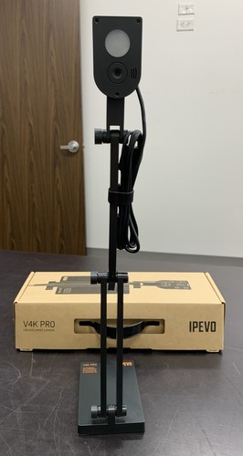 New in Box IPEVO V4K PRO Ultra HD USB Document Camera AI Enhanced Mic CDVU-10IP - Picture 5 of 7