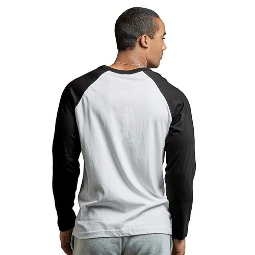 DailyWear Mens Casual Long Sleeve Plain Baseball Cotton T Shirts - 第 4/33 張圖片