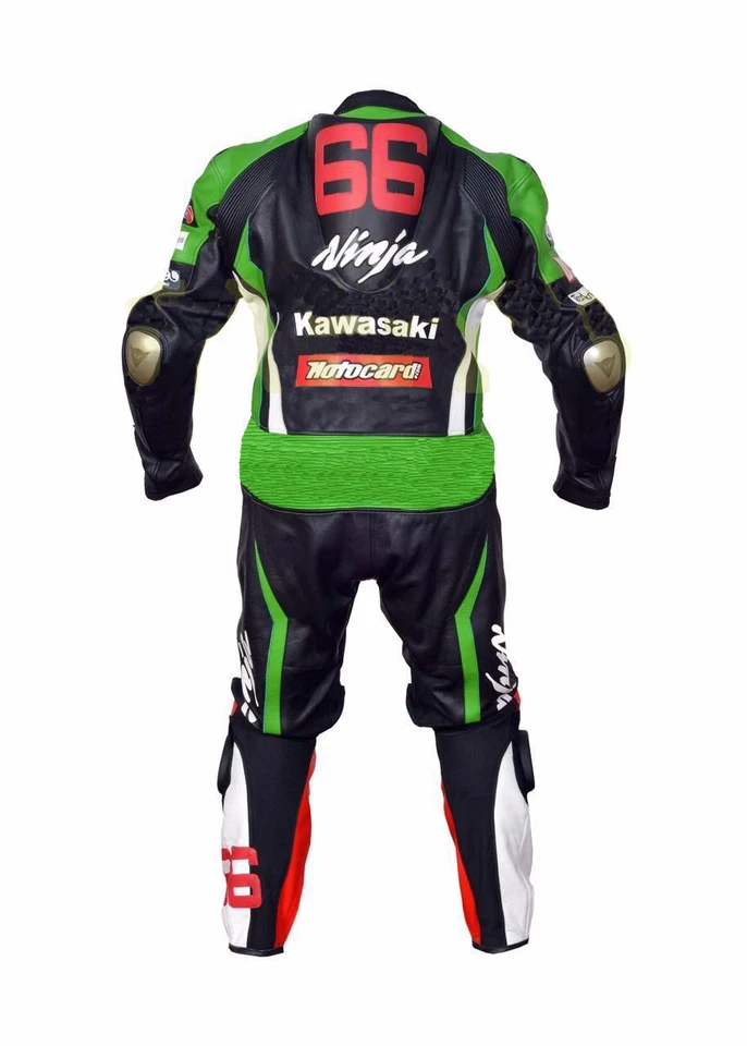 Biker Lederkombi Leder Bikeranzug Rennen Motorrad Lederjacke Hose Einteilig-54 - Bild 4 von 4