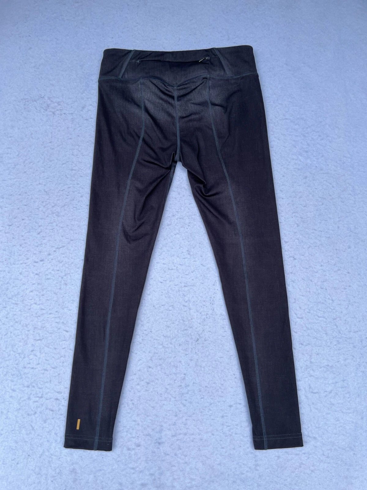 lole dark jean look yoga athletic wicking leggings