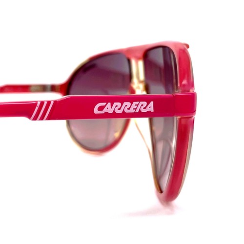NOS vintage CARRERA "CHAMPION" sunglasses - Italy - Original - Burgundy/Crystal - Imagen 7 de 10