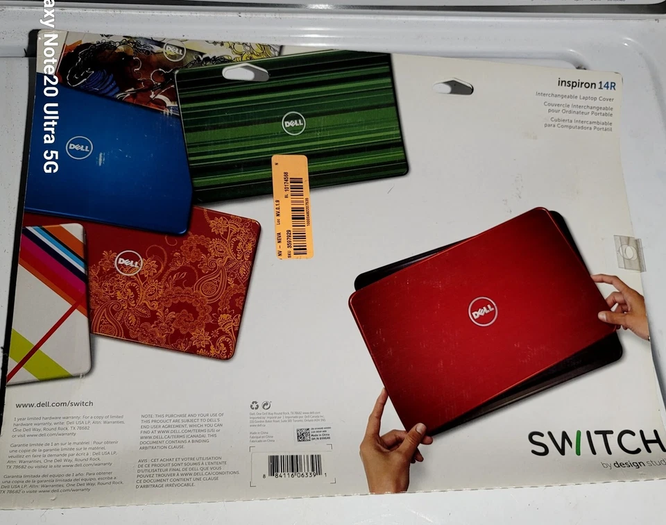 SWITCH Dell Inspiron 14R tampa intercambiável para laptop lótus rosa Del6956 NOVO - Imagem 2 de 2