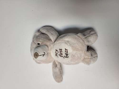 Kellytoy My First Bear Plush Oatmeal Rattle 14 Inch Stuffed Animal Toy - Picture 6 of 9