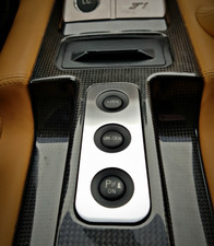 Ferrari F599 pannello alluminio console interruttore GTB HGT GTO 599XX Aperta Fiorano 