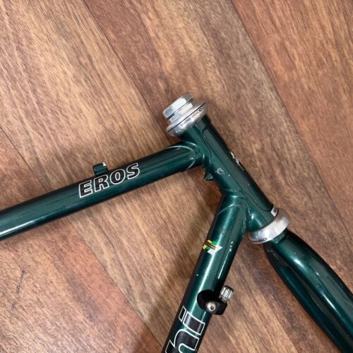 Bianchi Vintage Eros Road Bike Frame Made in Italy Tange Infinity Steel Size 55 - Picture 5 of 20