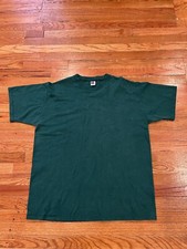 Vintage Russell Athletic Crewneck T Shirt Men XXL Made In USA Eagle Green