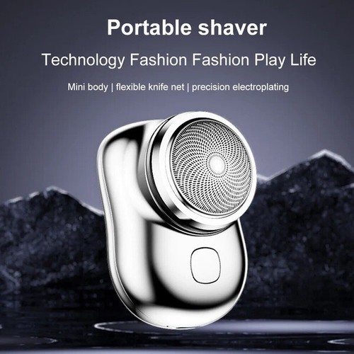 USB Rechargeable Mini-Shave Pocket Size Portable Electric Shaver Razor For Men - Picture 5 of 12