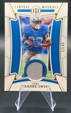 2022 D'Andre Swift /49 National Treasures Century Materials Gold 2 Color Patch