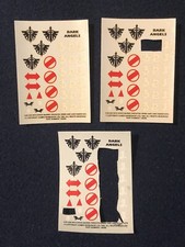 Warhammer 40k Space Marines DARK ANGELS Transfer Decal Sheets - GW 1993