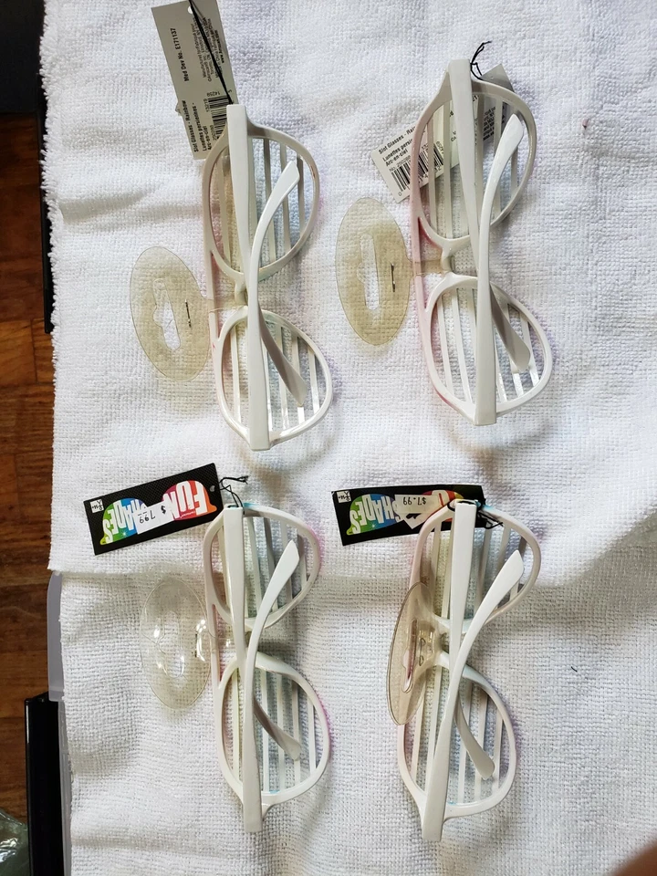 Amscan Gafas Ranura Plástico Fiesta Accesorio Arco Iris Orgullo Divertido ¡Aspecto Retro! Foto 2 de 4