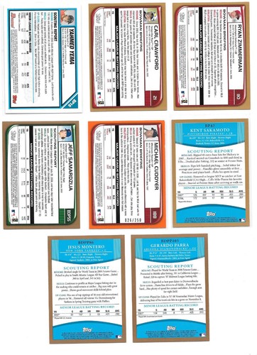 Bowman Baseball Parallel Inserts - Various Years - You Pick, Choose - Picture 85 of 87