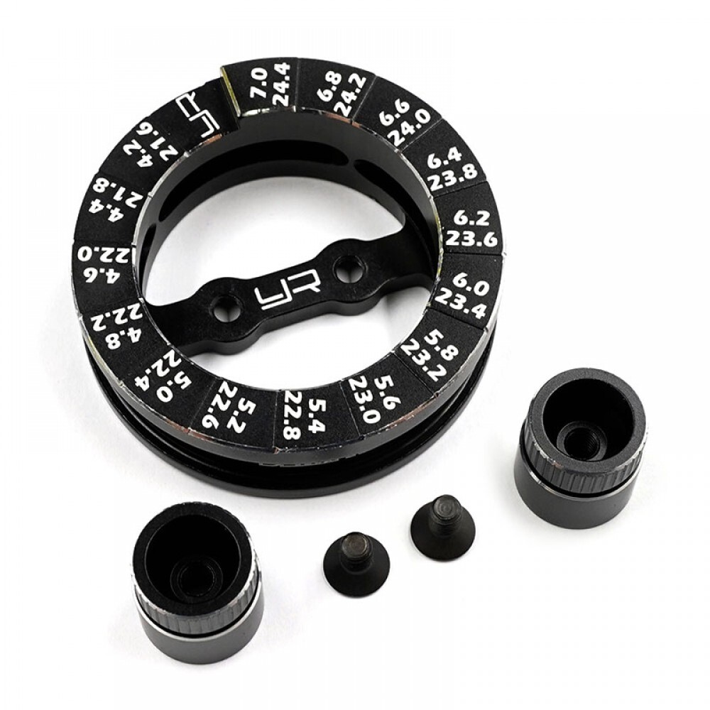 NEW Yeah Racing Aluminum Round Droop Gauge for 1/10 RC Touring Cars FREE US SHIP