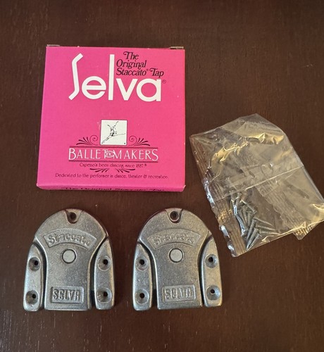 NUEVO NOS Vintage SELVA Ballet Makers Grifos Tacón Staccato Talla 9 - Imagen 1 de 6