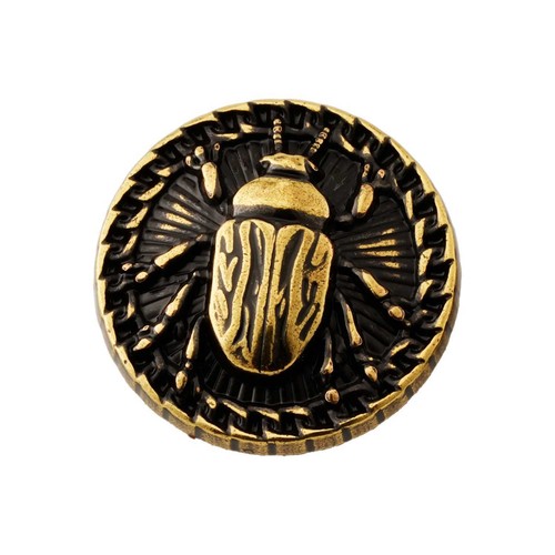 Beetle Pattern Metal Decorative Button, Vintage Style for Clothing & Crafts DIY - Picture 10 of 10