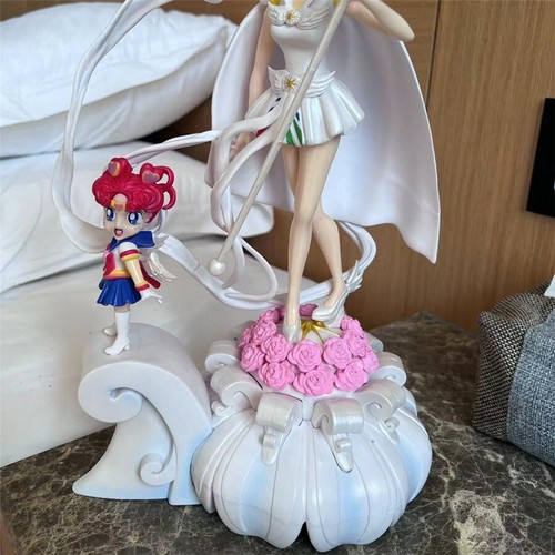 Anime Sailor Cosmos ChibiChibi Figure Collectible Model Doll Toy Boxed Gift 37cm - Picture 10 of 23