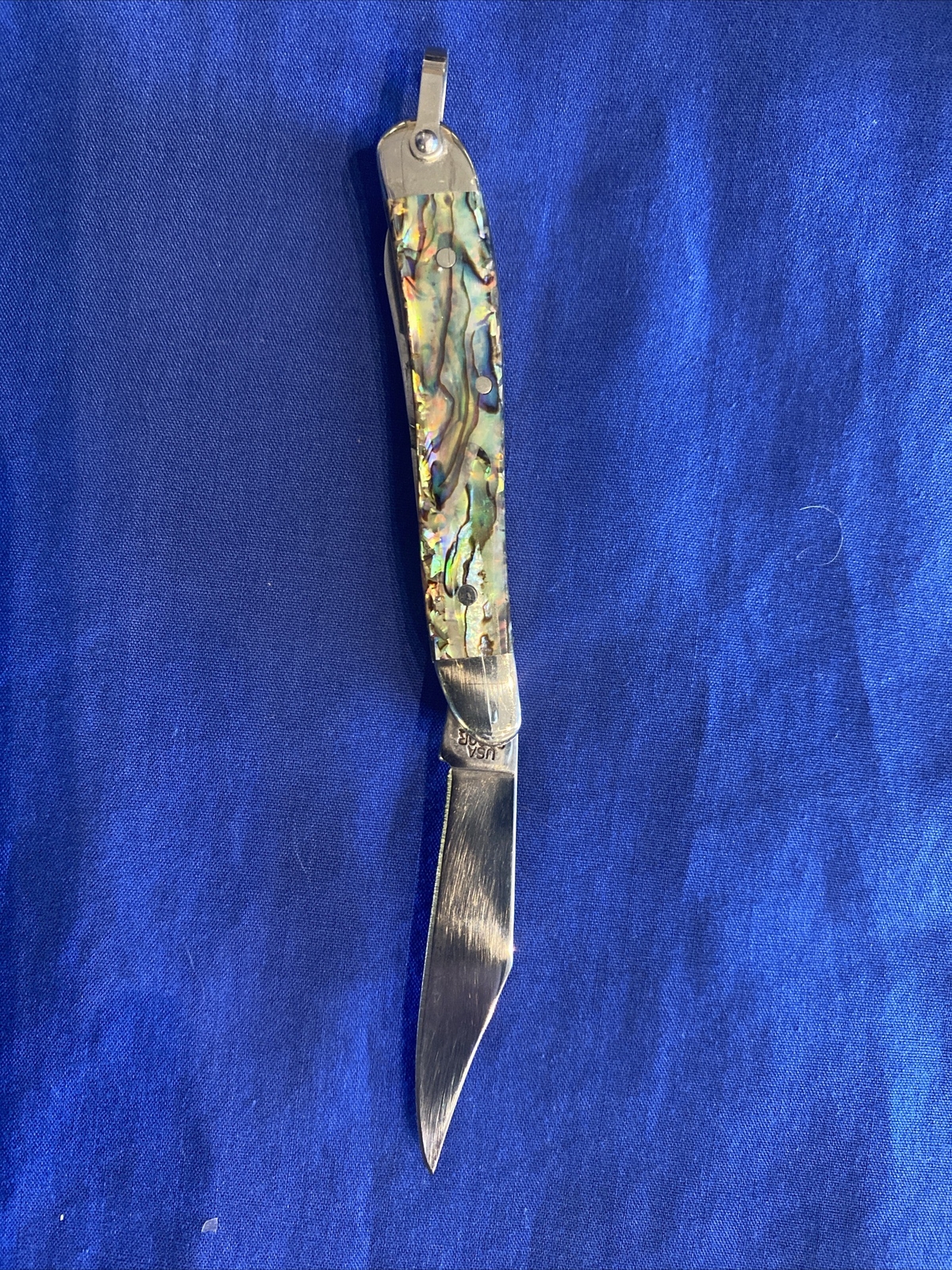CASE KNIFE MOTHER OF PEARL PEANUT ABALONE 12004 POCKETKNIFE eBay