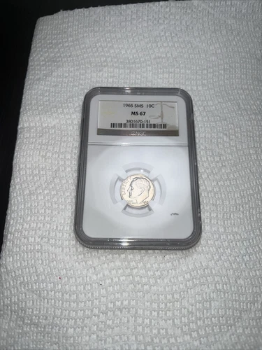 1965 SMS Roosevelt Dime MS67 NGC Certified