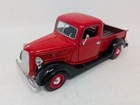 Motor Max 1937 Ford Pickup 1:24 Scale Diecast Truck #68061 Red/ Black