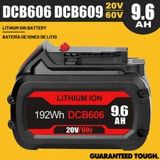 9.6Ah For DEWALT DCB609-2 FLEXVOLT 20V/60V MAX Lithium-ion Battery DCB609 DCB606