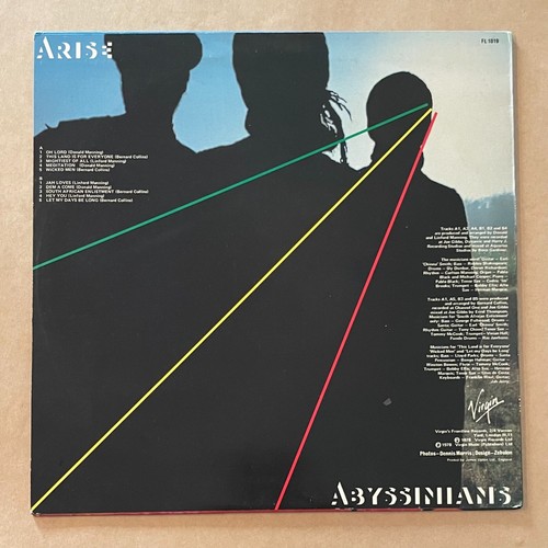 ABYSSINIANS - Arise. 1978 UK pressing. FRONT LINE. ROOTS REGGAE - Picture 2 of 3