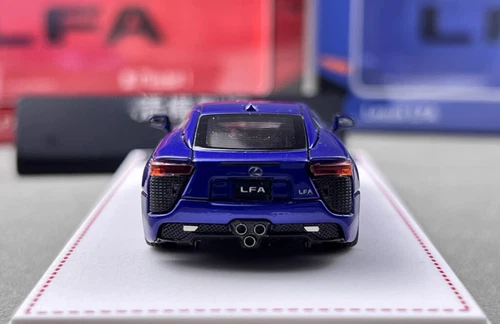 FH 1:64 Blue LFA Coupe Racing Sports Model Diecast Metal Car - Picture 10 of 11