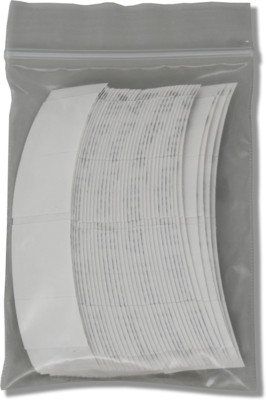 All-Base Dual-Laschen Mini-C Konturen Doppelseitiges Klebeband 3'' - (72 Laschen)