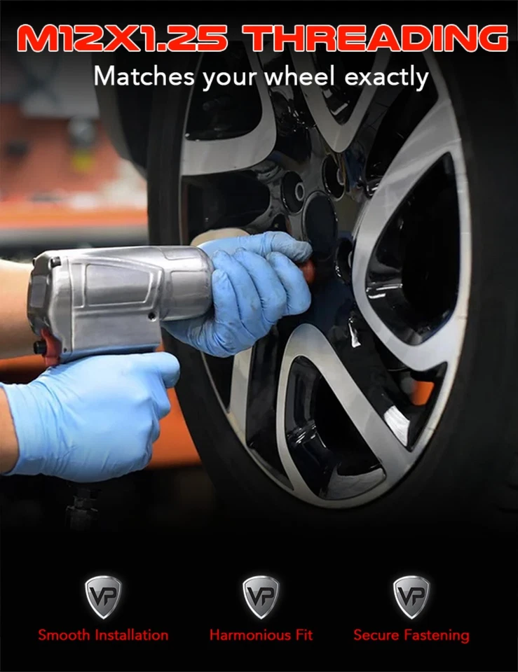 4 cerraduras de rueda bellota 12x1,25 para Scion FRS Subaru BRZ WRX STI Legacy Impreza G37 Foto 4 de 4