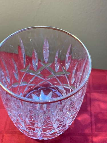 GORHAM Crystal Lady Anne Gold Double Old-Fashioned Glasses-DISCONTINUED PATTERN - Picture 7 of 21