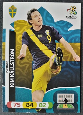 Kim Källström Sweden Panini Trading Card UEFA Euro 2012 Poland-Ukraine