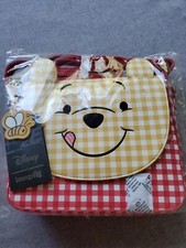 Bolso Bandolera Nuevo con Etiquetas Loungefly Disney Winnie the Pooh Gingham Juegos con disfraces