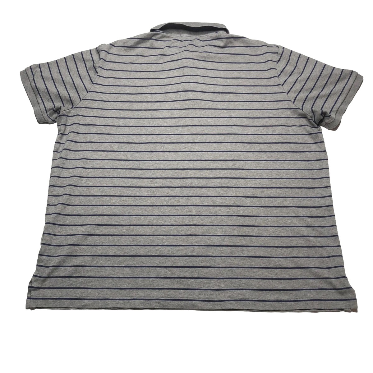 Polo Ralph Lauren Polo Shirt Men's XL Gray Blue Striped