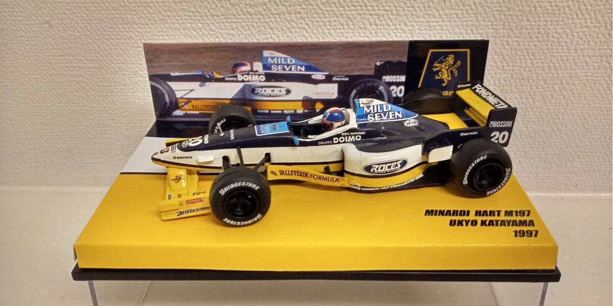 1:43 SPARK FS16 Minardi M197 Heart Japan GP 1997 Ukyo