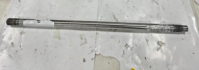 Double Splined Solid Axle, 34'' Long x 1.38'' Width Input Shaft, Steel, Silver