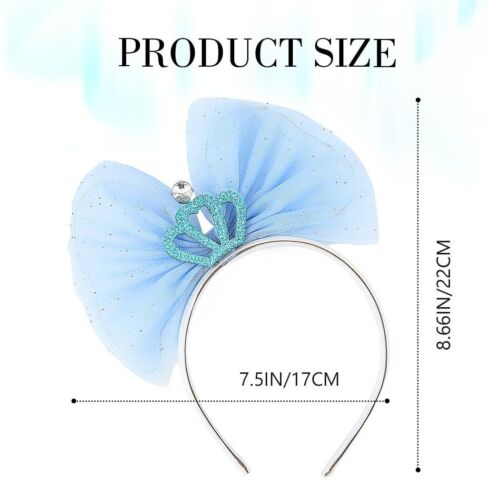 Light Up Bow Headbands Glowing Hair Bands Crown Headpiece Led Party Birthday ... - Picture 4 of 7