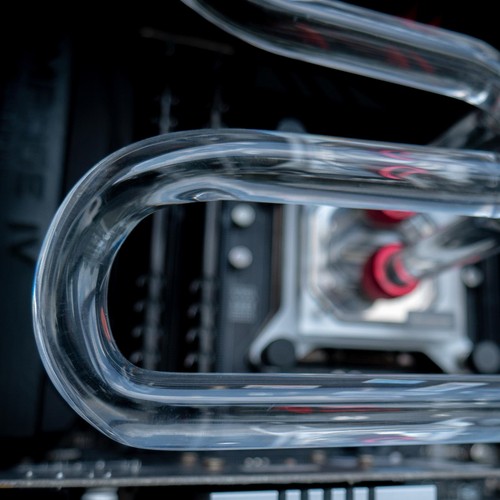 PETG Tuyautérie Dur Tube 10mm ID 14mm Dia Externe 0.5m Bleu Lumière 4pcs - Photo 7/7