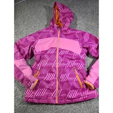 Lands' End Girl's Geometric Winter Snow Coat large 14