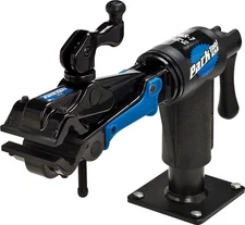 Park Tool PRS-7-2 Bench Mount Repair Stand with Micro-Adjust Clamp - Heavy-Duty